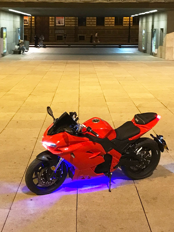 electric motorcycle sales