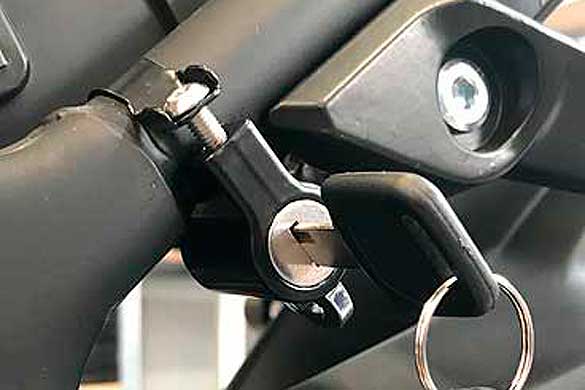 HIGHER SECURITY-Helmet lock Helmet lock