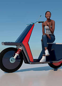 electric cyberscooter