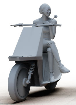 electric cyberscooter
