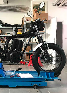 electric not-naked naked bike