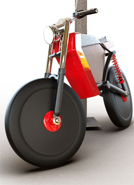 electric not-naked naked bike