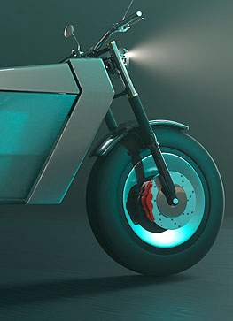 electric not-naked naked bike