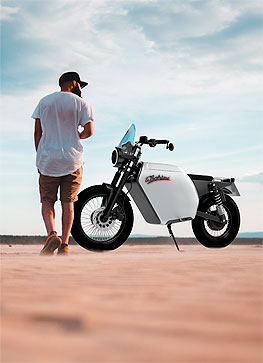 electric cubfighter moped