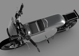 electric cubfighter moped