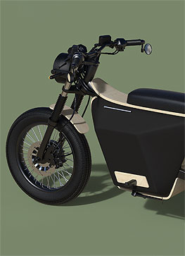 electric cubfighter moped
