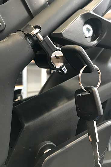 motorbike helmet lock